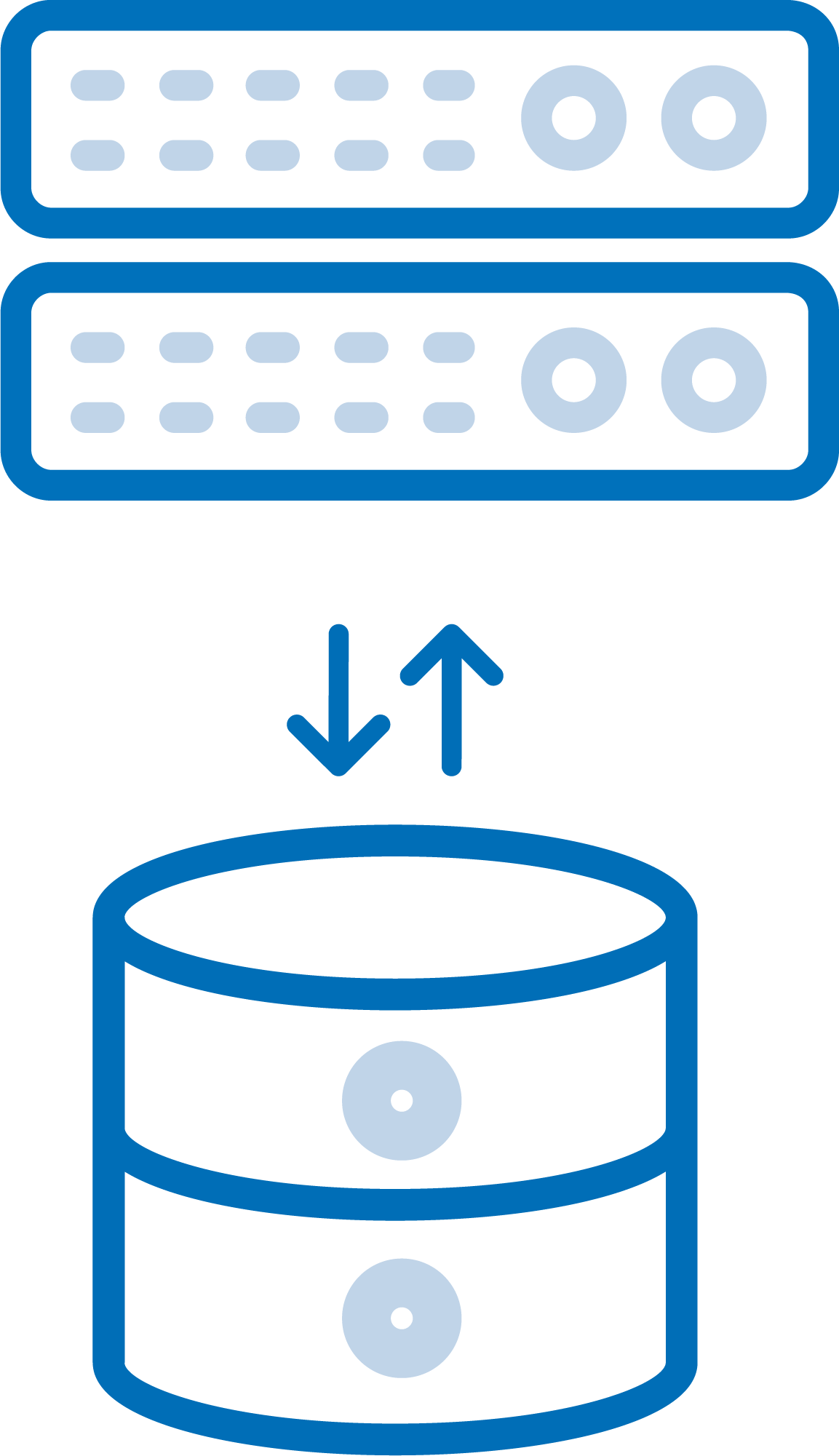 Icon - Expert Backup Recovery Services Blue