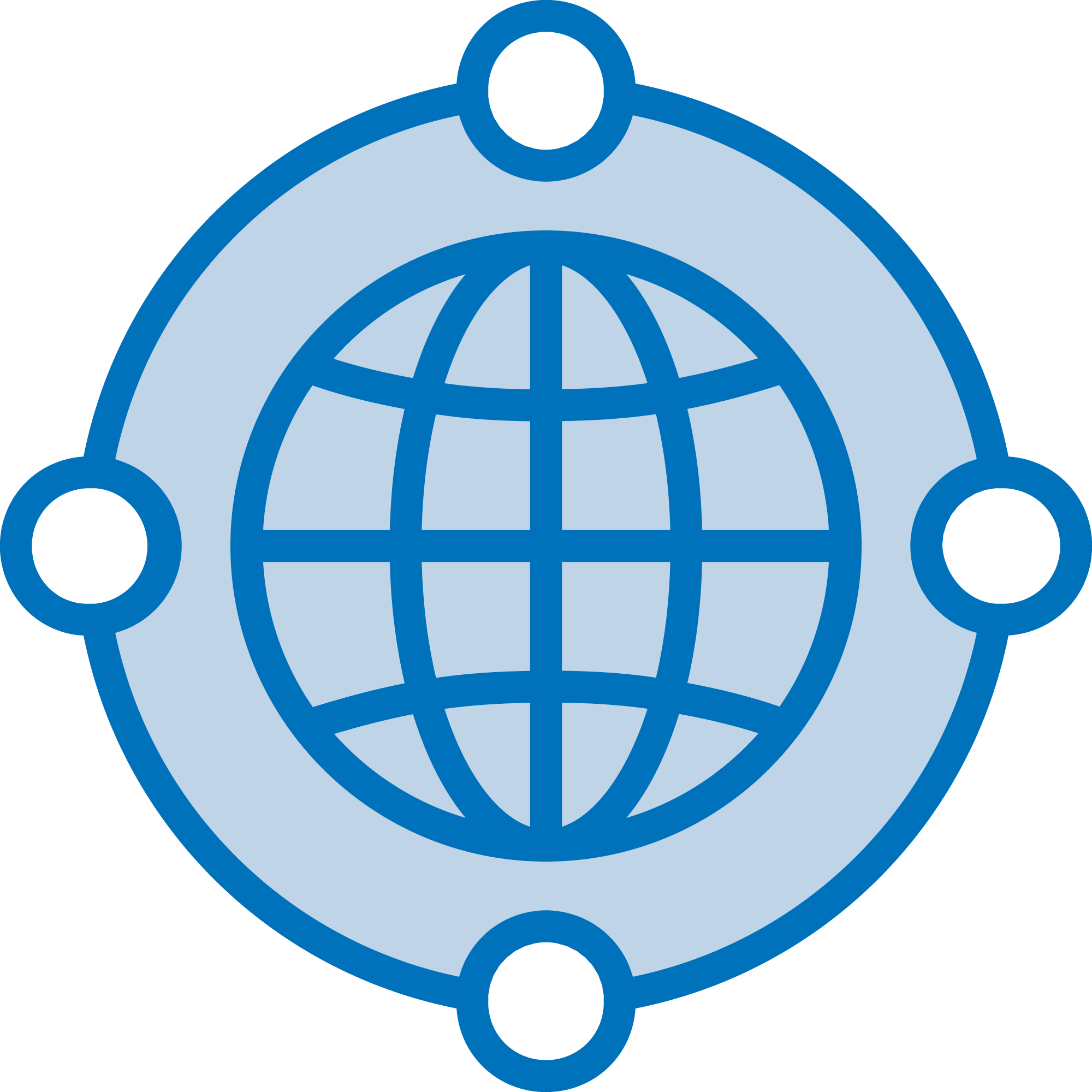 Icon - Globe Blue