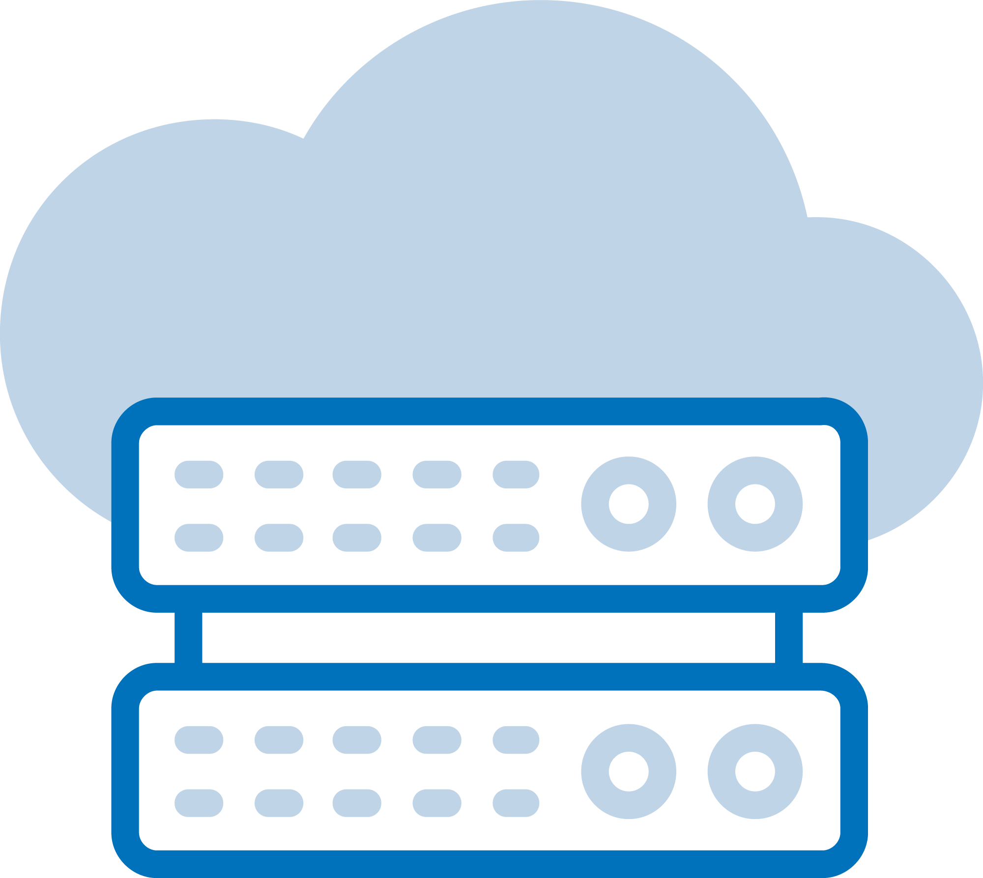 Icon - High-Performance Infrastructure Blue
