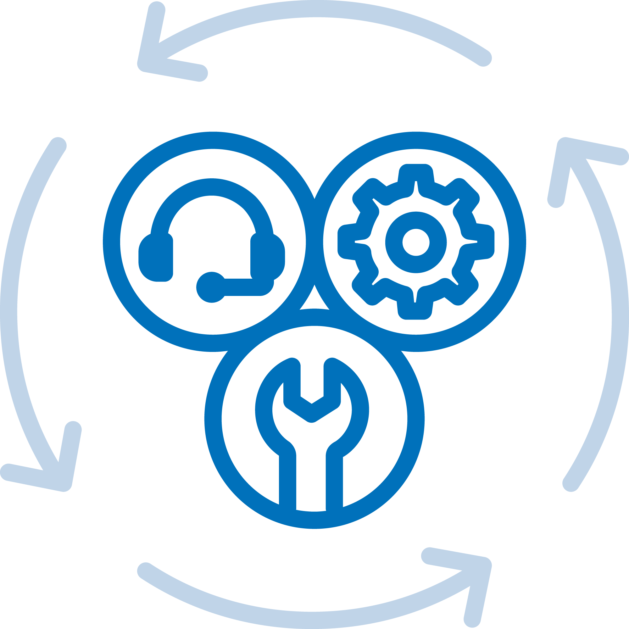 Icon - Integration Blue