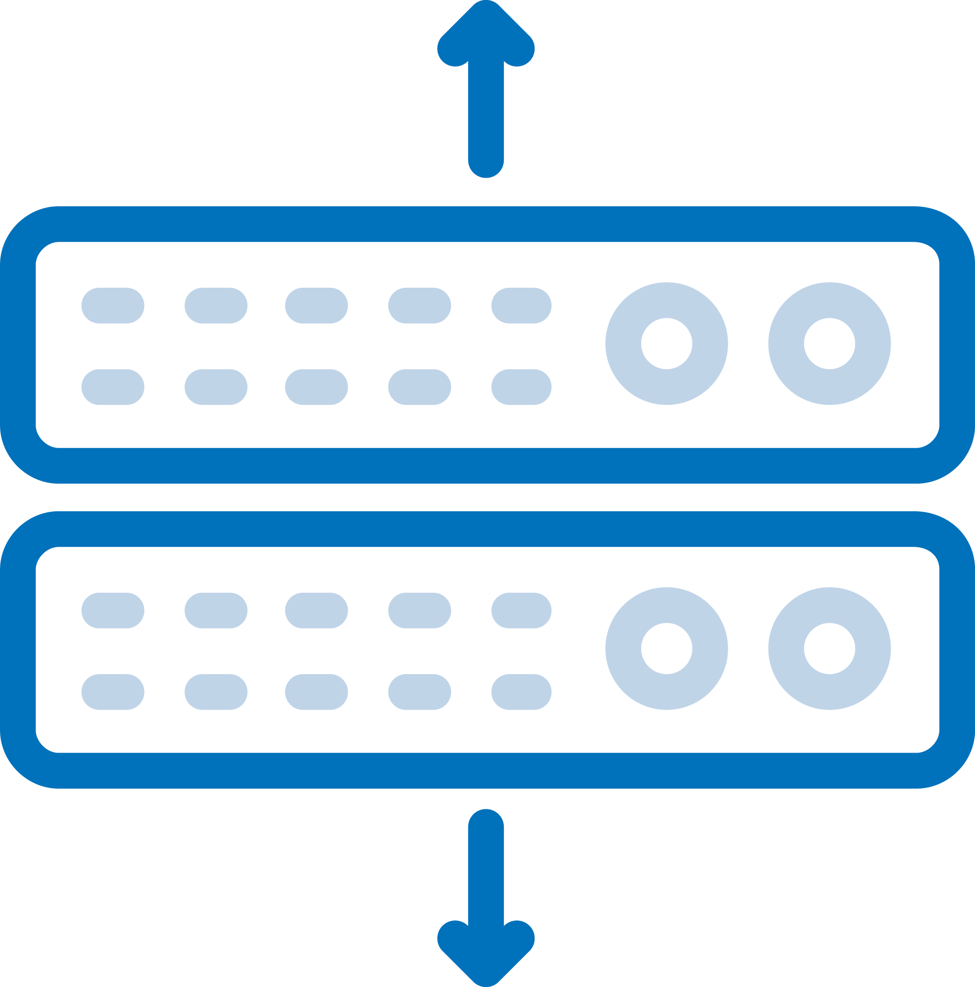 Icon - Unlimited Scalability Blue